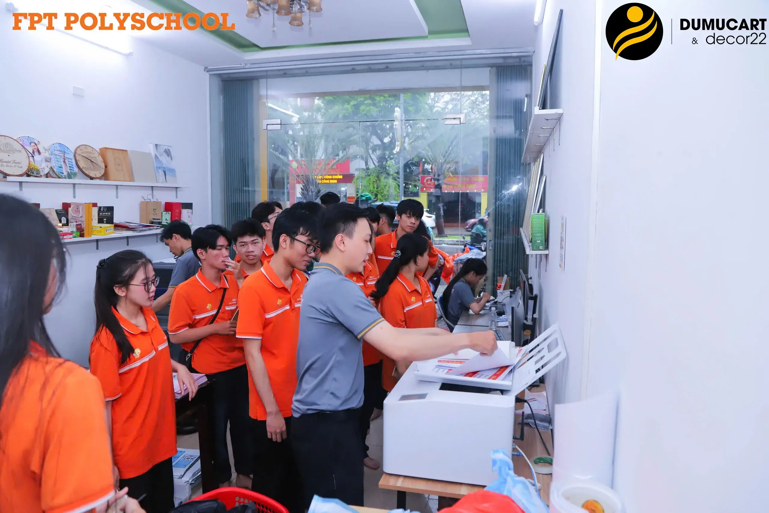 học sinh phổ thông cao đẳng fpt, in du mục art