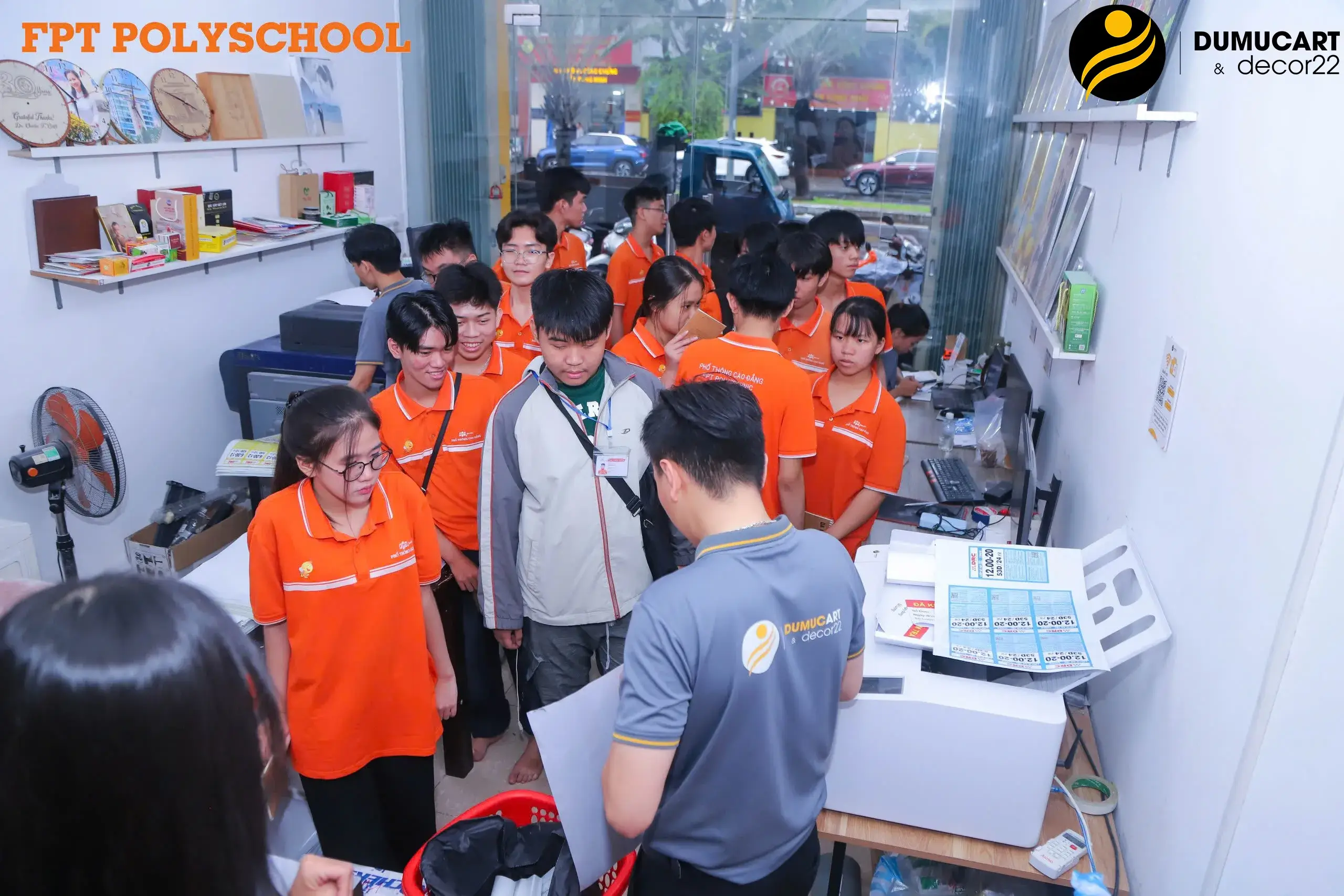 học sinh phổ thông cao đẳng fpt, in du mục art